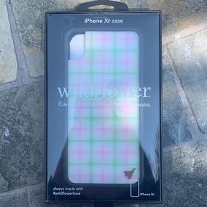 Plaid Wildflower XR case
